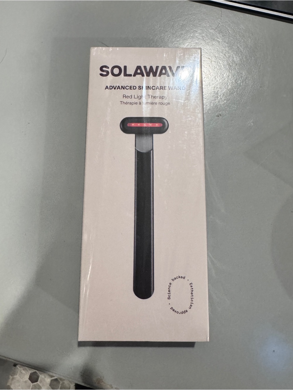 Solawave Black & Red Advanced Skincare Wand - Red Light Therapy